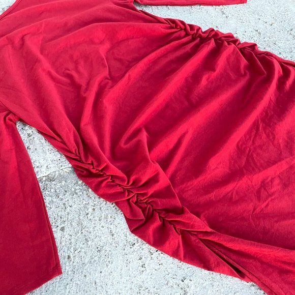 Ingrid and Isabel Maternity Red Dress Long Sleeve Dress Size XXL - Picture 7 of 13